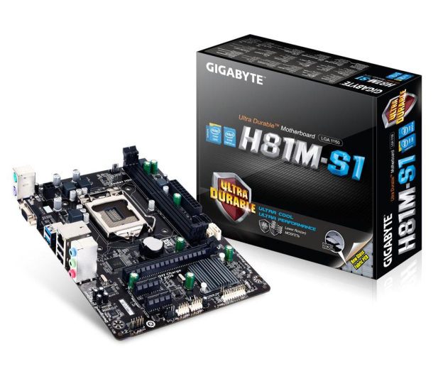 Gigabyte GA-H81M-S1 (H81 PCI-E DDR3) - 157234 - zdjęcie